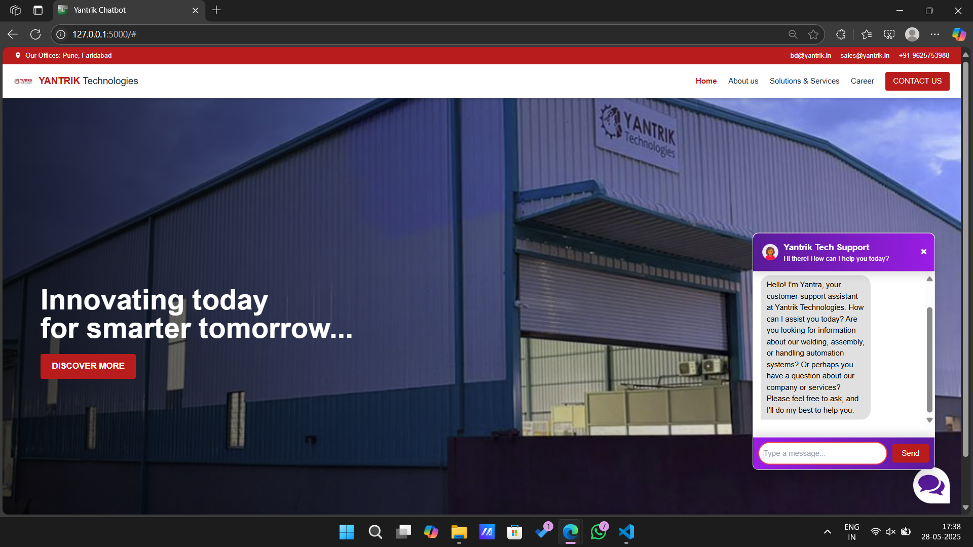 Customer Support Chatbot